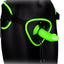 Ouch! Strap-On Harness - Black/Glow In The Dark/Green