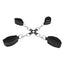 Ouch! Velcro Hand and Leg Cuffs - Black