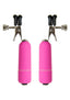 Ouch! Vibrating Nipple Clamps - Pink