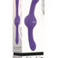 Our Gyro Vibe Rechargeable Silicone Dual End Vibrator - Purple