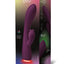 OVO Beacon Rechargeable Silicone Dual Stim Vibrator - Purple