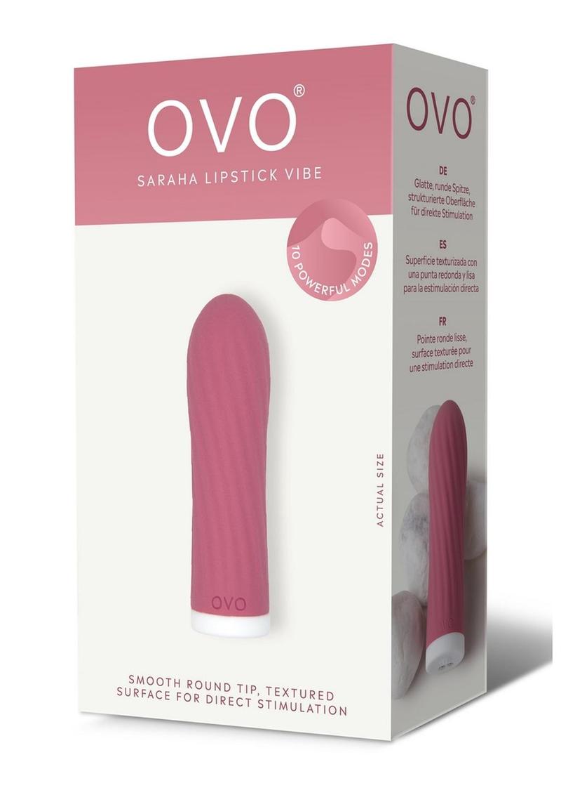 OVO Earth Sahara Rechargeable Silicone Lipstick Vibrator