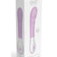 OVO Silkskyn Rechargeable Silicone Bumpy Vibrator - Pink/White