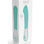 OVO Silkskyn Rechargeable Silicone G-Spot Vibrator - Aqua/Teal/White