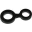 Oxballs 8-Ball Silicone Cock and Ball Ring - Black