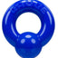 Oxballs Gauge Super Flex Cock Ring - Blue