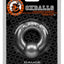 Oxballs Gauge Super Flex Cock Ring - Grey/Silver