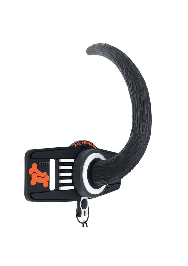 Oxballs Tail Handler Belt Strap Silicone Tail - Black