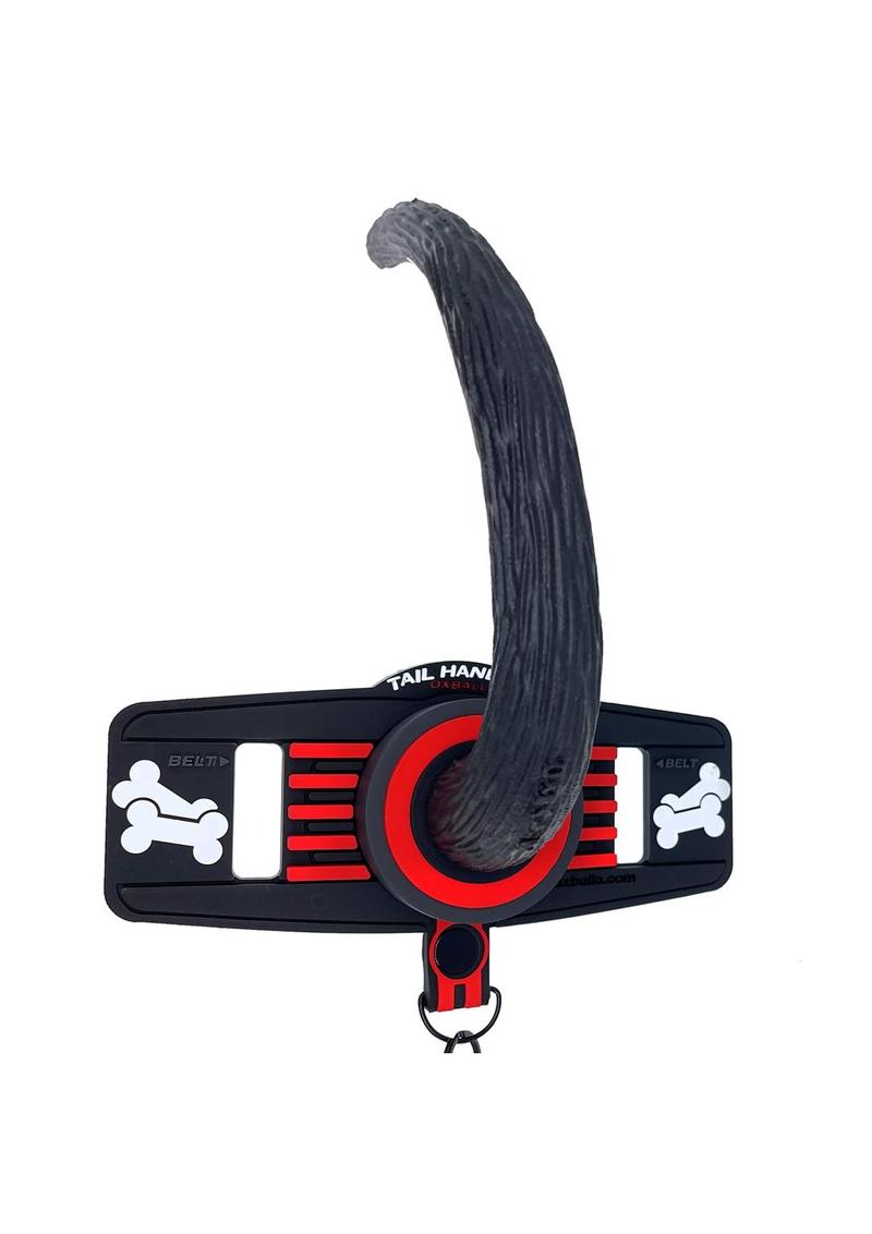 Oxballs Tail Handler Belt Strap Silicone Tail - Red