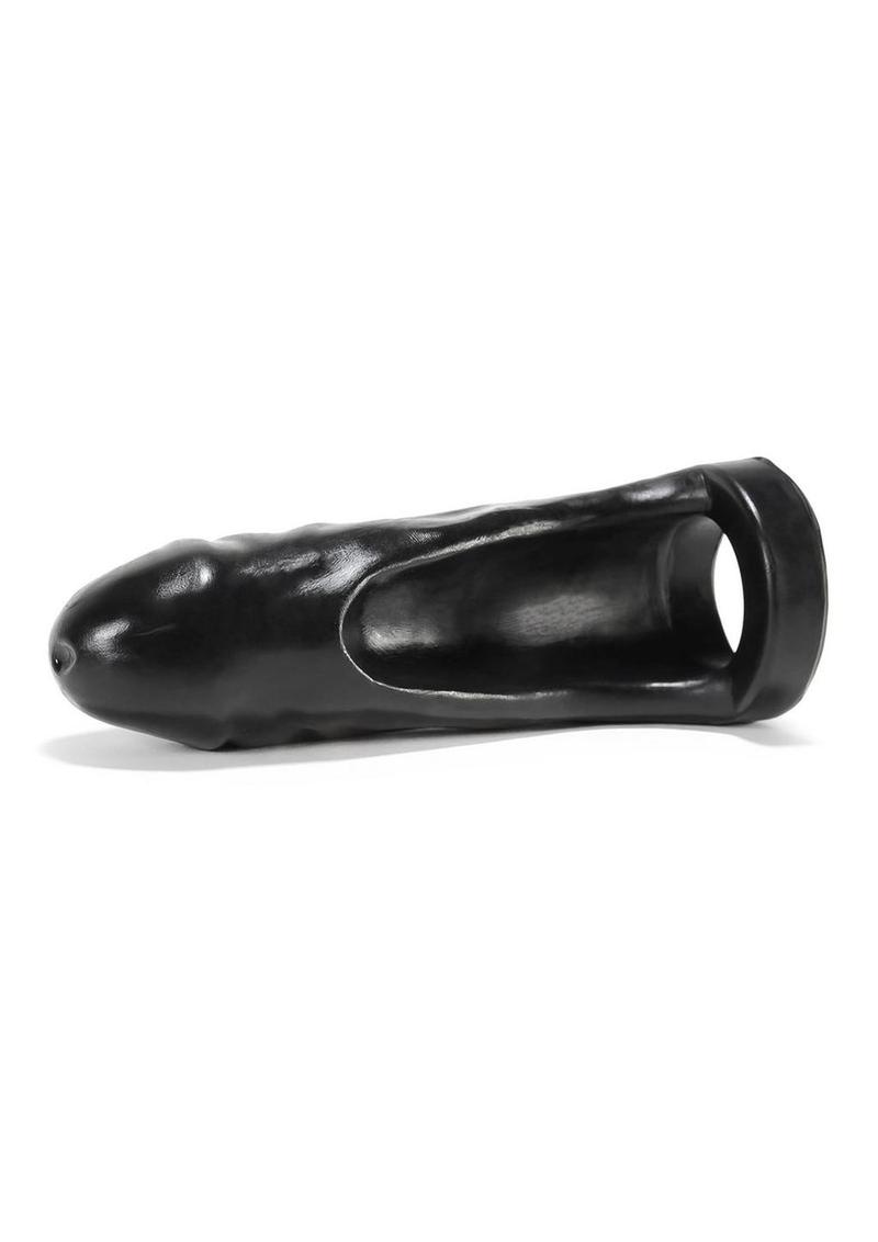 Oxballs Thug Penetrator Dildo and Cock Ring - Black - 7in