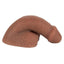 Packer Gear Silicone Packing Penis - Chocolate - 4in