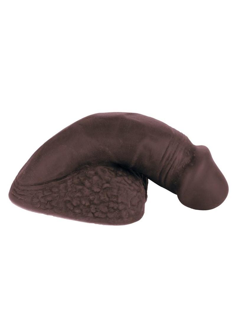 Packer Gear Silicone Packing Penis - Chocolate - 5in