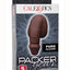 Packer Gear Silicone Packing Penis - Chocolate - 5in