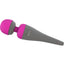 Palmpower Body Silicone Wand Massager - Gray/Pink