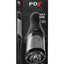Pipedream Extreme Elite Rechargeable Talk Dirty Rotobator Masturbator - Pussy - Black/Clear/Flesh