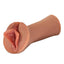 Pdx Extreme Wet Pussies Luscious Lips Self Lubricating Stroker - Caramel