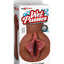 Pdx Extreme Wet Pussies Luscious Lips Self Lubricating Stroker - Chocolate