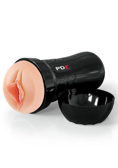 Pdx Extreme Wet Pussies Super Luscious Lips Self Lubricating Stroker - Vanilla