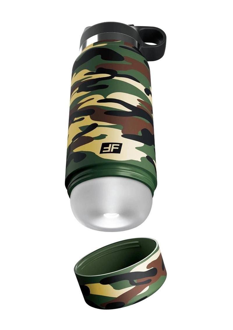 Pdx Plus Fap Flask Happy Camper Stroker - Frosted/Camo