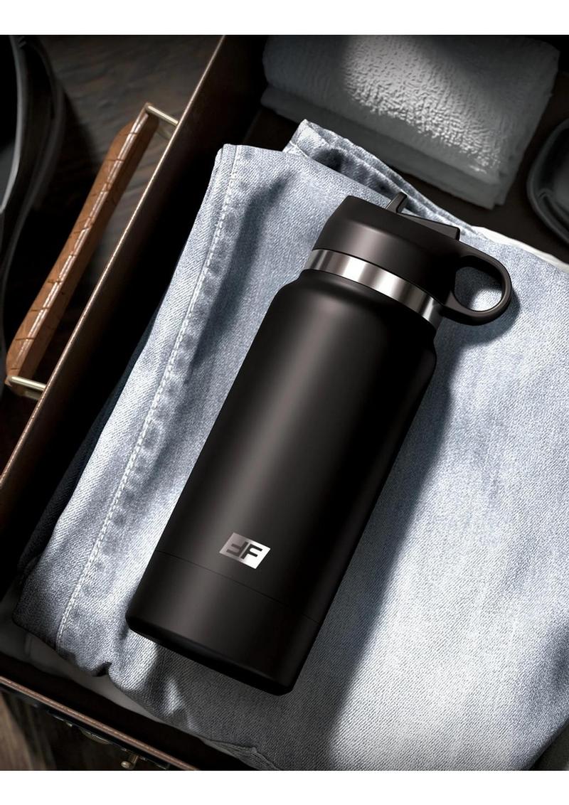 Pdx Plus Fap Flask Thrill Seeker Stroker - Frosted - Black/White