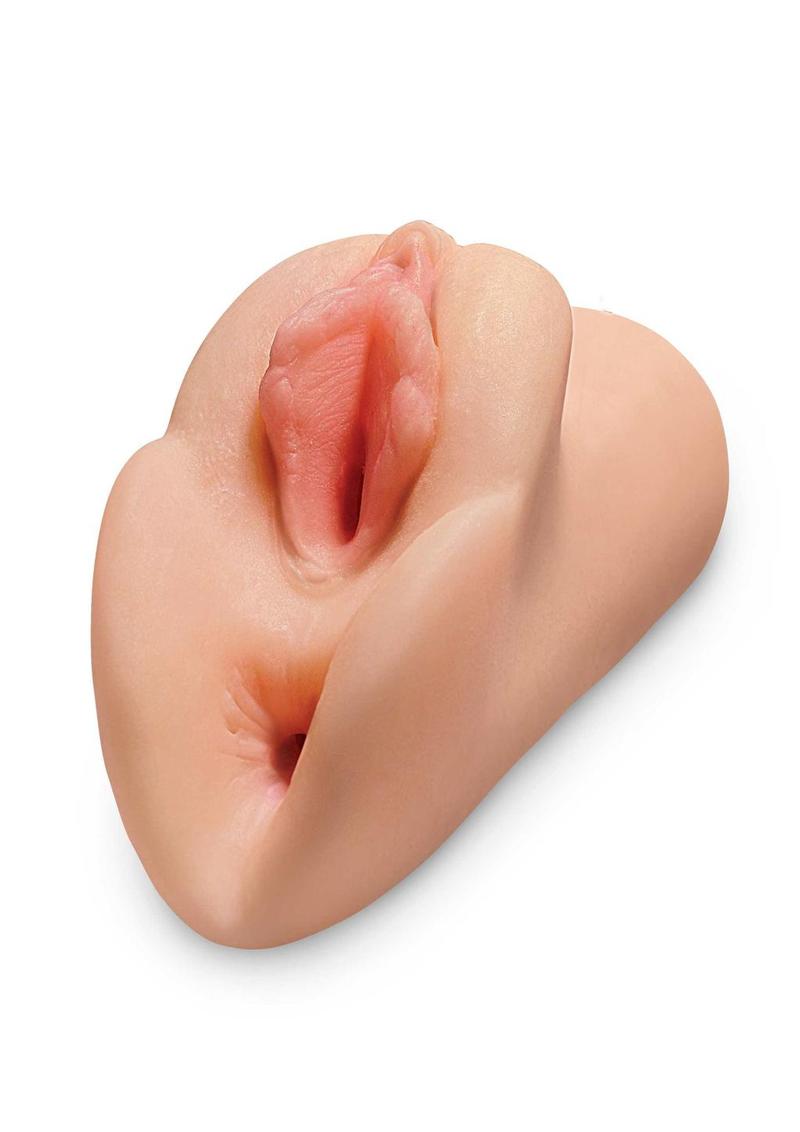 Pdx Plus Perfect Pussy Double Stroker - Flesh/Vanilla