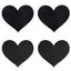 Peekaboo Classic Black Hearts Pasties