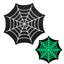 Peekaboo Glow In The Dark Webs Pasties - Black/Green