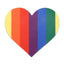 Peekaboo Pride Glitter Rainbows and Hearts Pasties - Multicolor/Rainbow