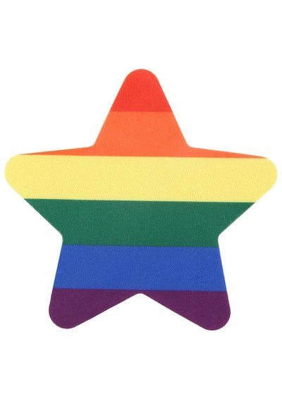 Peekaboo Pride Rainbow Glitter Stars Pasties - Rainbow