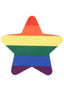 Peekaboo Pride Rainbow Glitter Stars Pasties - Rainbow