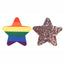 Peekaboo Pride Rainbow Glitter Stars Pasties