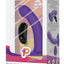 Pegasus Curved Realistic Peg Silicone Rechargeable Dildo with Remote Control - Purple - 6in