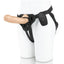 Pegasus Realistic Silicone Rechargeable Dildo with Remote Control and Adjustable Harness - Vanilla - 8in - Set