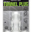 Perfect Fit Double Tunnel Plug - Clear - Medium