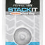 Perfect Fit Stackit Silaskin Cock Ring - Clear