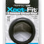 Perfect Fit Xact-Fit Silicone Ring Kit - Md/Lg - Black - 3 Pack
