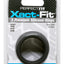 Perfect Fit Xact-Fit Silicone Ring Kit - Black - Medium/Small - 3 Pack