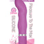 Perfection G-Spot Silicone Vibrator - Purple