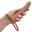 Performance Maxx Rechargeable Silicone Dual Penetrator - Chocolate