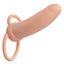 Performance Maxx Rechargeable Silicone Thick Dual Penetrator Extender - Vanilla