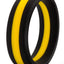Performance Silicone Go Pro Cock Ring - Black/Gold/Multicolor