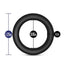 Performance Vs2 Pure Premium Silicone Cock Rings - Black - Small
