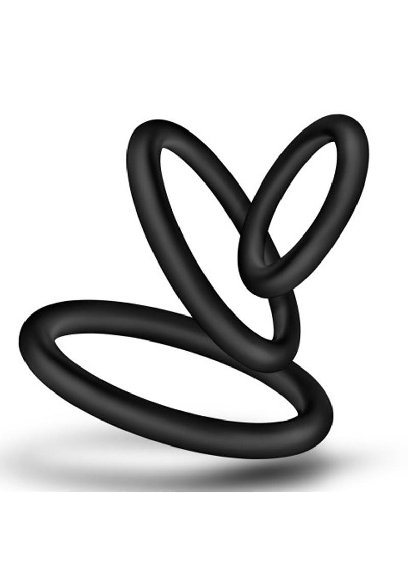 Performance Vs4 Pure Premium Silicone Cock Ring Set (3 Sizes