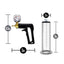 Performance Vx7 Vacuum Penis Pump with Brass Trigger and Pressure Gauge