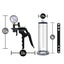 Performance Vx8 Premium Penis Pump System with Silicone Cock Strap - Clear - 9in