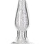 Pillow Talk Fancy Glass Anal Plug - Clear