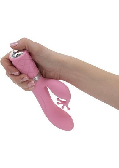 Pillow Talk Kinky Rechargeable Silicone Vibrator - Pink