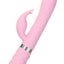 Pillow Talk Lively Silicone Rechargeable Dual Motor Massager with Swarovski - Crystal/Pink