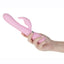 Pillow Talk Lively Silicone Rechargeable Dual Motor Massager with Swarovski - Crystal/Pink