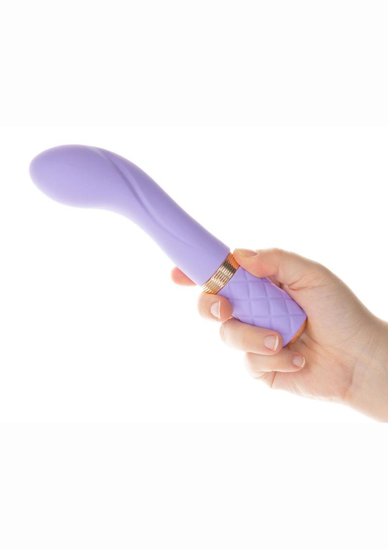 Pillow Talk Special Edition Sassy Silicone Rechargeable G-Spot Vibrator - Purple/Rose Gold